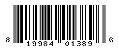 UPC barcode number 819984013896