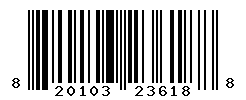 UPC barcode number 820103236188