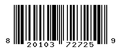 UPC barcode number 820103727259