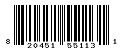 UPC barcode number 820451551131