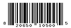 820650105005 barcode
