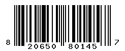 UPC barcode number 820650801457