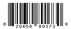 UPC barcode number 820650801730