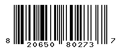 UPC barcode number 820650802737