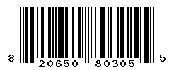 UPC barcode number 820650803055