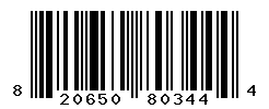 UPC barcode number 820650803444