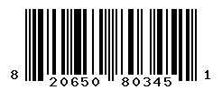 UPC barcode number 820650803451