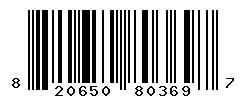 UPC barcode number 820650803697