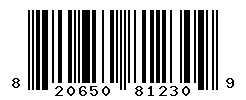 UPC barcode number 820650812309