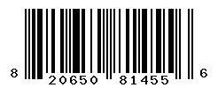 820650814556 barcode