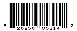 820650853142 barcode
