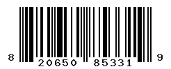 820650853319 barcode