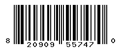 UPC 820909557470 barcode image