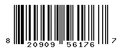 UPC barcode 820909561767
