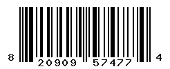 UPC barcode 820909574774