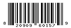 UPC barcode 820909601579