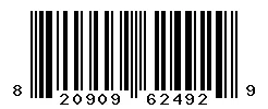 UPC barcode 820909624929