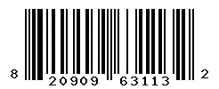 UPC barcode 820909631132