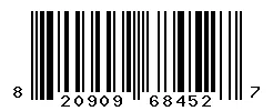 UPC barcode 820909684527