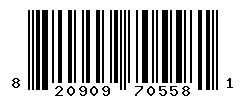 upc 820909705581 barcode image