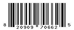 upc 820909706625 barcode image