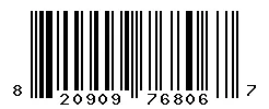 UPC barcode 820909768067