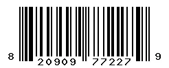 UPC barcode 820909772279