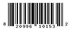 UPC barcode 820996101532