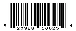 UPC barcode 820996106254