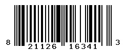 821126163413 barcode