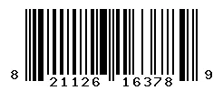 821126163789 barcode