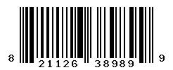 821126389899 barcode