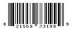 UPC barcode number 821559731999