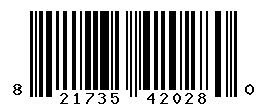 UPC barcode number 821735420280