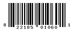 822185010601 barcode