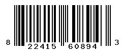 UPC barcode number 822415608943