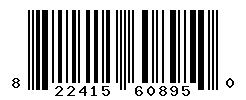 UPC barcode number 822415608950
