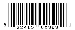 UPC barcode 822415608981