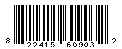UPC barcode number 822415609032