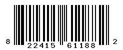 UPC barcode number 822415611882
