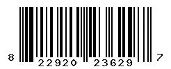 UPC barcode 822920236297