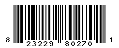 UPC barcode number 823229802701