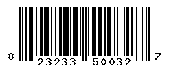 UPC barcode number 823233500327