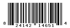UPC barcode number 824142146514