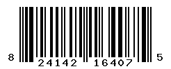UPC barcode number 824142164075