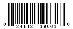 UPC barcode number 824142196618