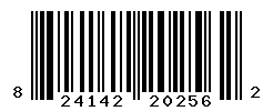 UPC barcode number 824142202562