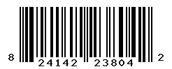 UPC barcode number 824142238042