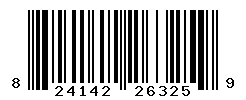 UPC barcode number 824142263259