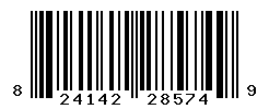 UPC barcode number 824142285749